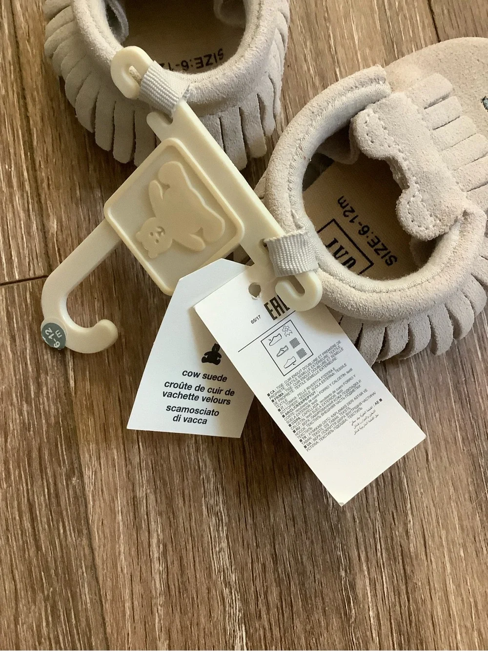 Baby Gap Light Gray Baby Shoes 6-12m